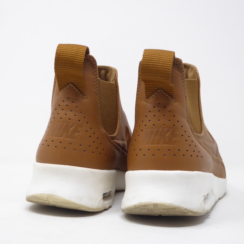 Nike Women Air Max Thea Mid Ale Brown Leather Chelsea Boots 8 - Picture 6 of 10